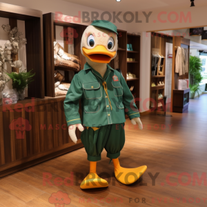 Forest Green Duck máscara...