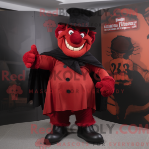 Rød Frankenstein maskot...