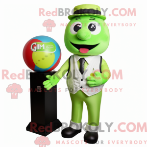 Disfraz de mascota de Lime...