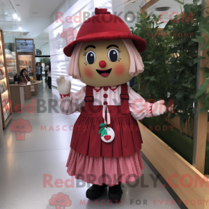 Kersenmascottekostuum...