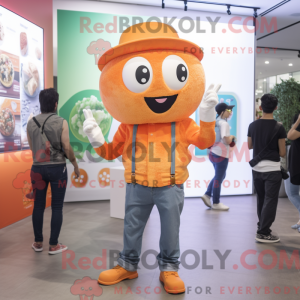 Orange Ice Cream maskot...