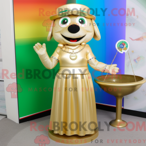 Figura de máscara de bronze...