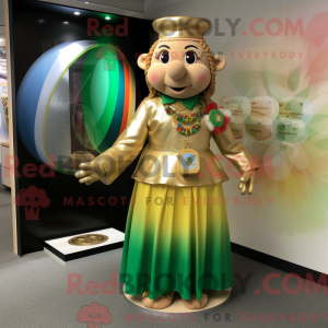 Maskotdraktfigura Tan Pot...