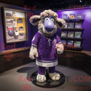 Lilla Suffolk Sheep maskot...