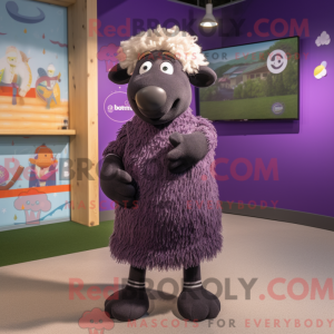 Lilla Suffolk Sheep maskot...
