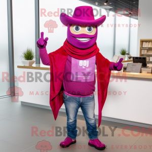 Postava maskota Magenta...