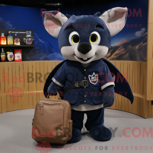 Postava maskota Navy Bat...