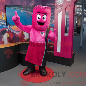 Disfraz de mascota Magenta...