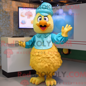 Disfraz de mascota Cyan...