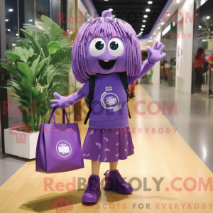 Postava maskota Purple...