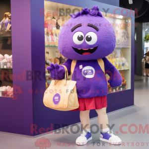 Postava maskota Purple...