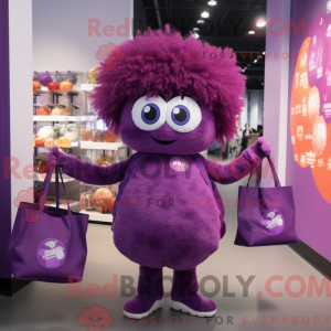 Postava maskota Purple...