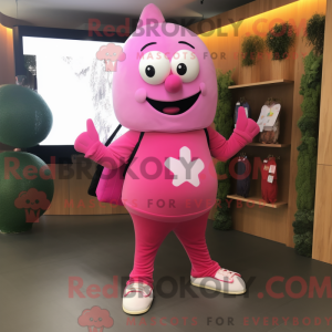 Pink Shakshuka maskot...