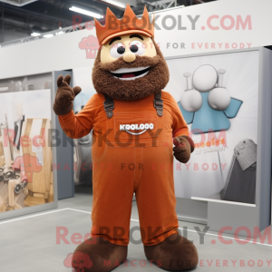 Rust King maskotdraktfigur...
