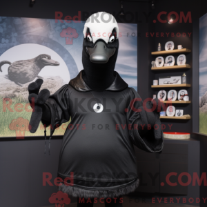 Black Swans mascot costume...