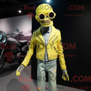 Figura de máscara de zumbi...