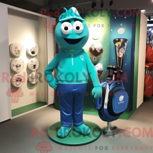 Turkis Golf Bag maskot...
