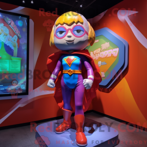 Superheltmaskotdraktfigur...