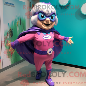 Superhero mascot costume...