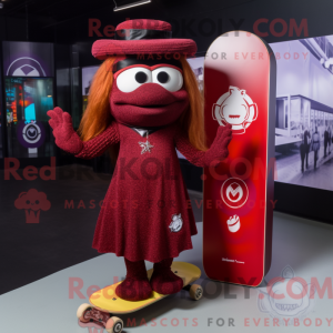 Personaggio mascotte Maroon...