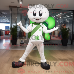 Personaggio mascotte bianco...