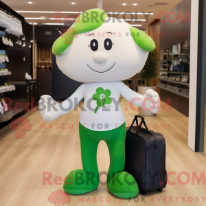 Personaggio mascotte bianco...