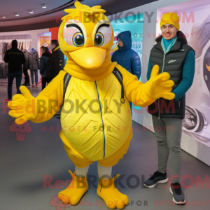 Maskottchenkostüm Gelber...
