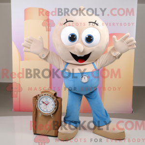 Disfraz de mascota de reloj...