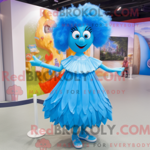 Blauwe Stilt Walker...