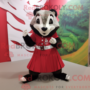Red Badger maskotdraktfigur...