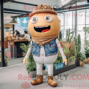 Beige Burgers maskot...