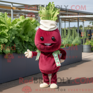 Maroon majroe maskot...