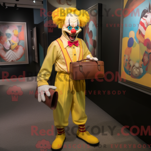 Gele boze clown...