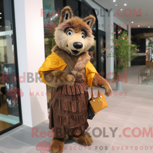 Costume de mascotte de loup...