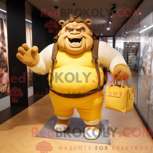 Gold Ogre maskot...