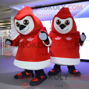 Rood paar schaatsen...