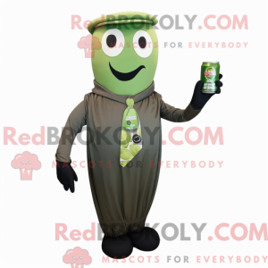 Olive Soda Can maskot...