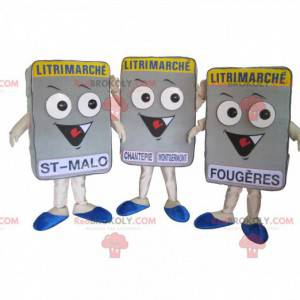 Set di 3 mascotte giganti del materasso - Redbrokoly.com