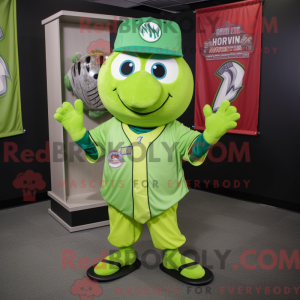 Lime Green Pendant mascot...