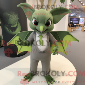 Oliven Bat maskot kostume...