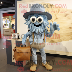 Postava maskota Grey Fried...