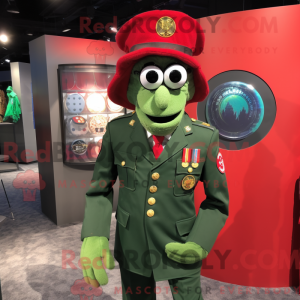 Red Green Beret mascot...