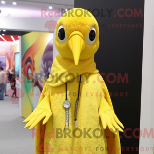 Citrongul spætte maskot...