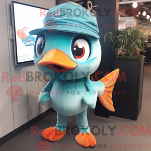 Teal Goldfish mascotte...