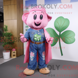 Pink Four Leaf Clover...