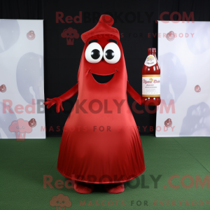 Rustflaske med ketchup...