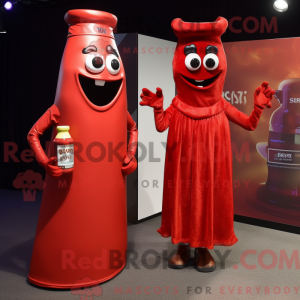 Rustflaske med ketchup...