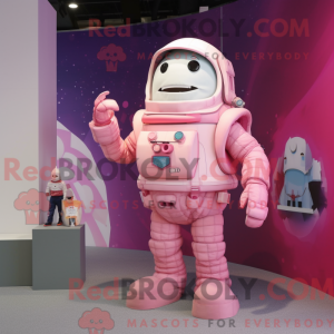 Pink Astronaut maskot...
