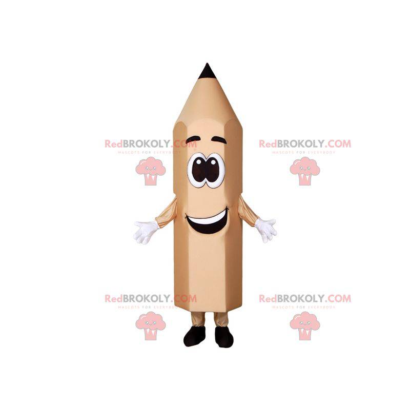 Giant pencil mascot. Pen mascot - Redbrokoly.com