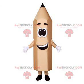 Giant pencil mascot. Pen mascot - Redbrokoly.com